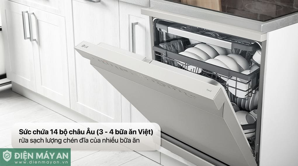 Máy rửa bát độc lập LG LDT14SVA4 (Bạc)